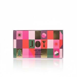 Kate Spade Joyful Holiday Card Set with Pink and Gold